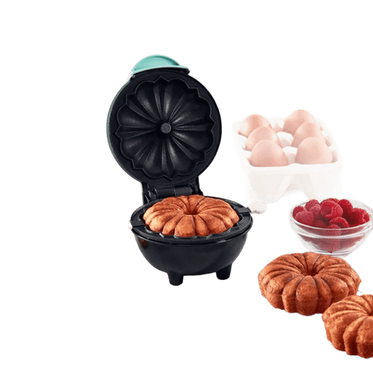 Mini Máquina De Bolo Elétrica Portátil Cozinha Confeitaria Waffles Assadeira 110v