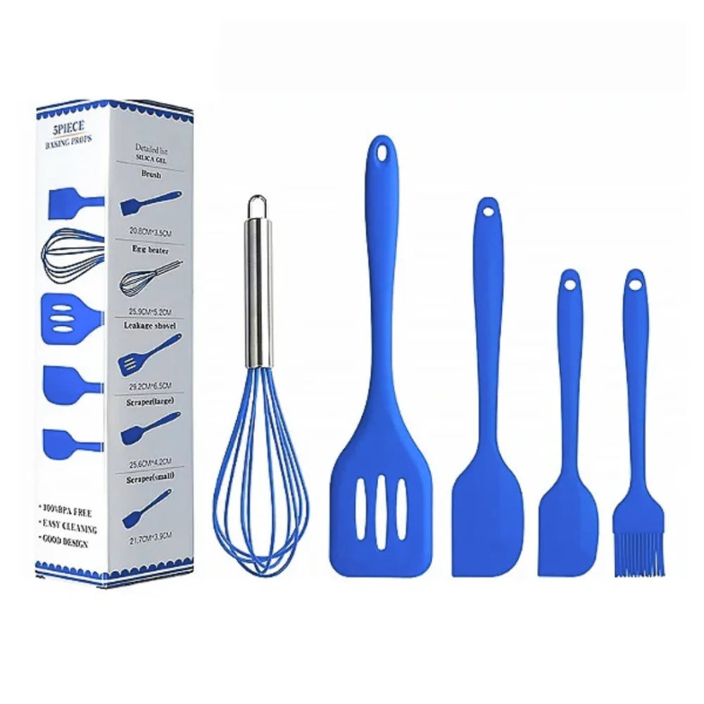 Kit de 5 Utensílios de Cozinha