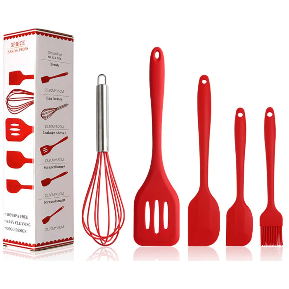 Kit de 5 Utensílios de Cozinha