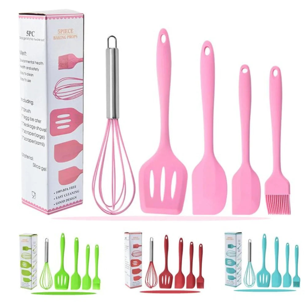 Kit de 5 Utensílios de Cozinha