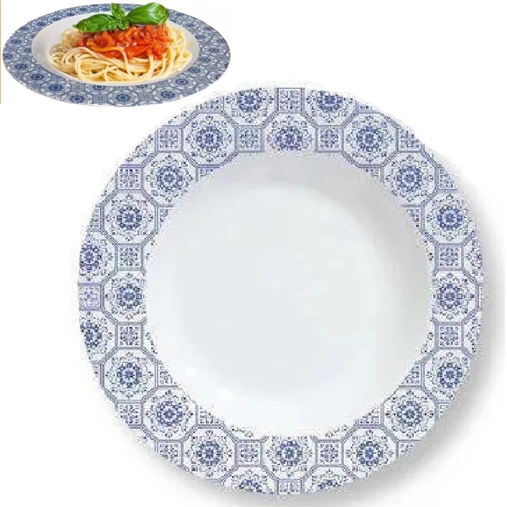 6 Pratos de Fundo em Melamina 23cm - Ideal para Buffet e Restaurantes