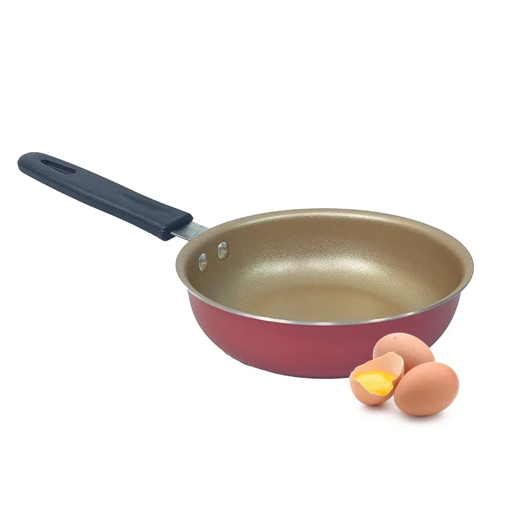 Frigideira Antiaderente Teflom 14cm - Ideal para Ovos e Eficiência na Cozinha