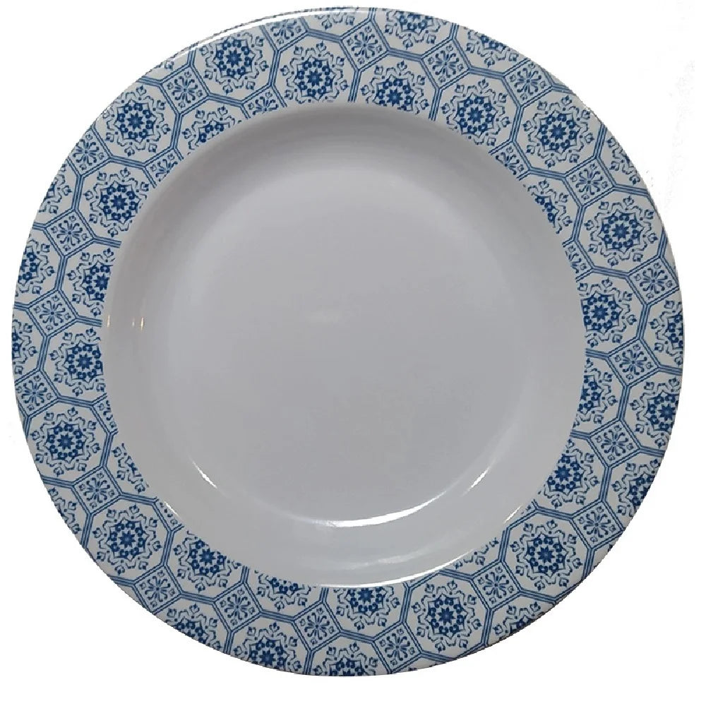 6 Pratos de Fundo em Melamina 23cm - Ideal para Buffet e Restaurantes