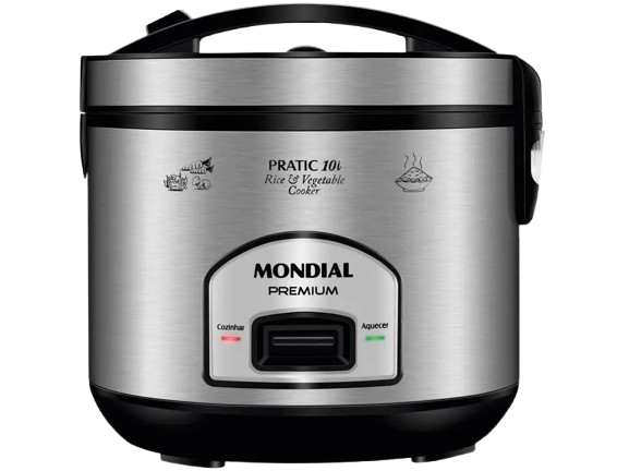 Panela de Arroz Elétrica Mondial Pratic PE-42-10X - 220V - Praticidade e Eficiência na sua Cozinha